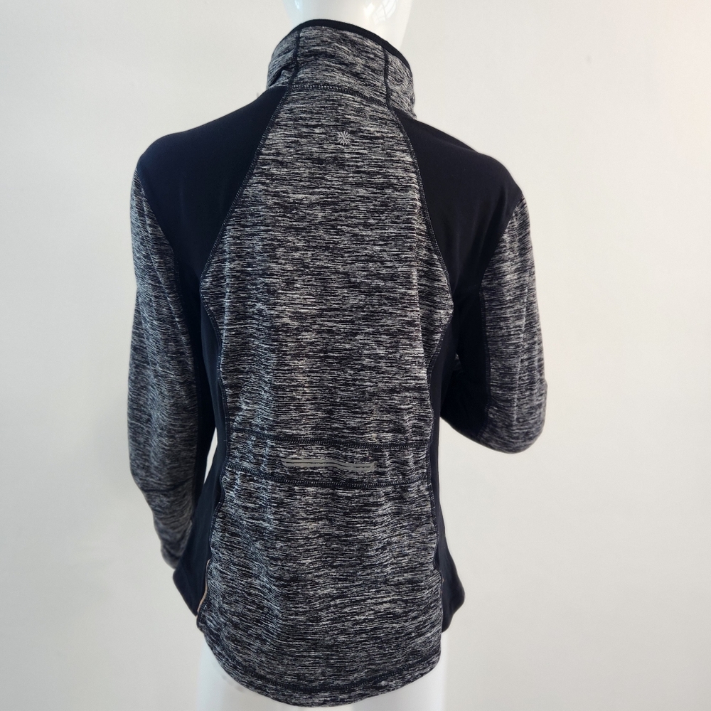 Tangerine Fitted Full Zip Athletic Jacket Grey & Black Women XLarge - Picture 5 of 16